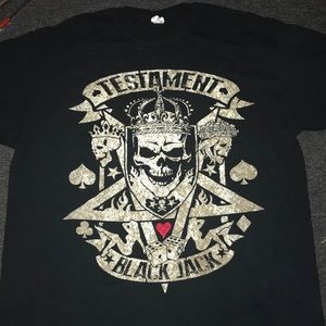 Testament 2017 tour shirt